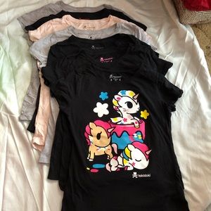 7 Tokidoki shirts
